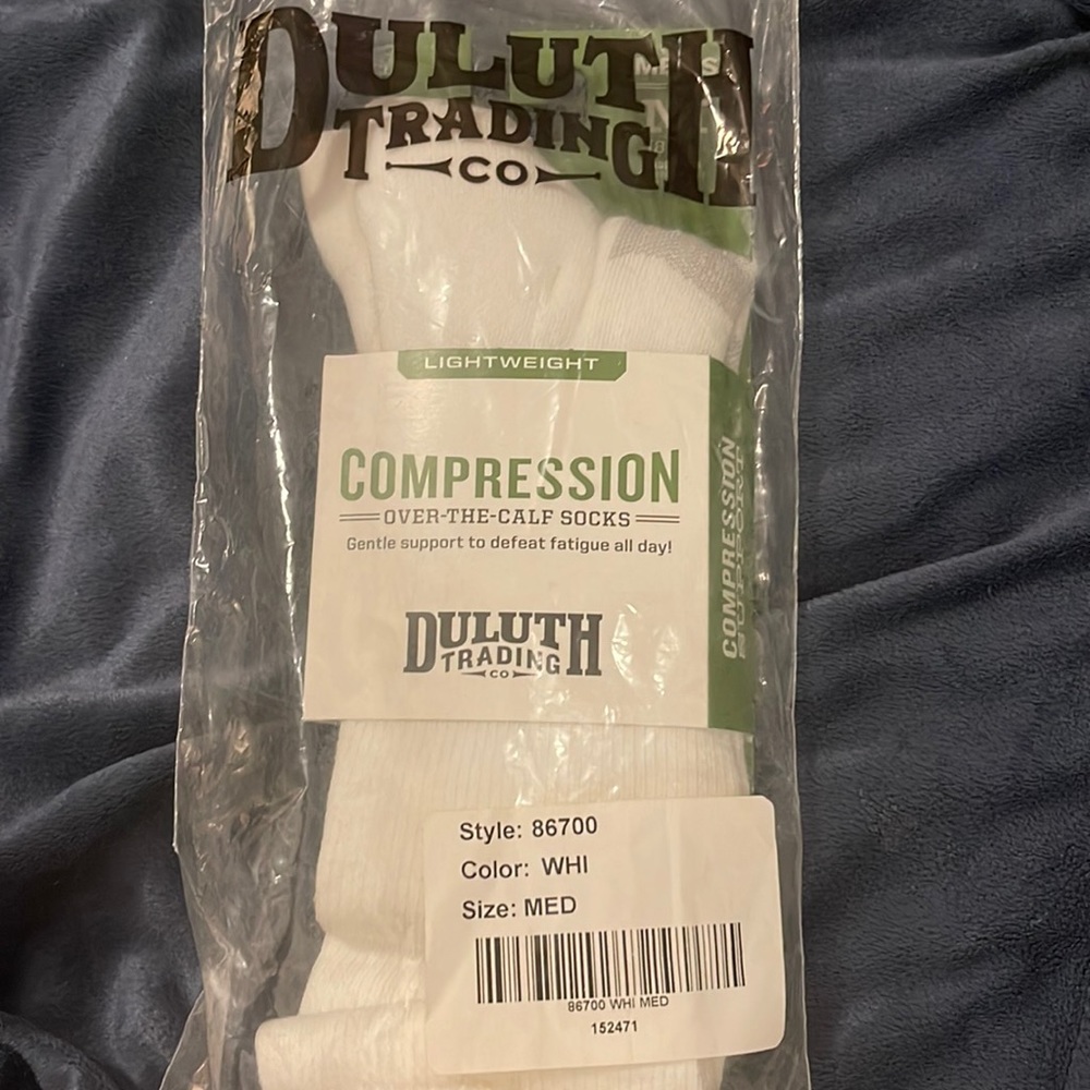 Brand new Duluth trading Lightweight Compression Socks